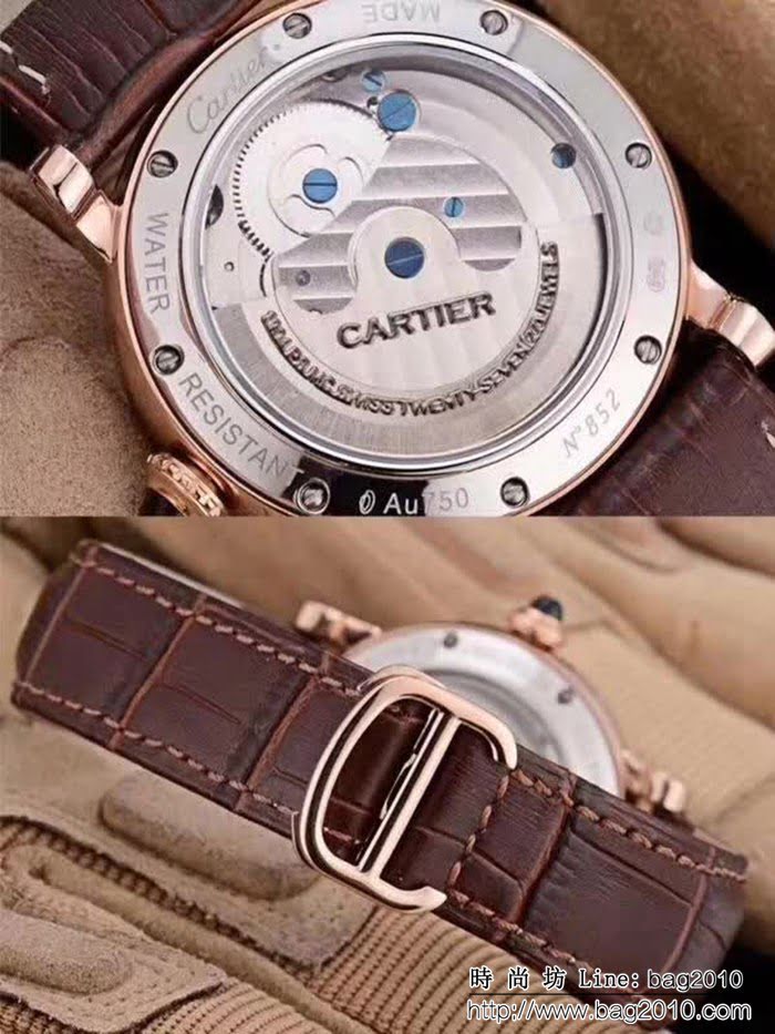 CARTIER卡地亞 勁爆鏤空 精品男士腕表 WSS1311